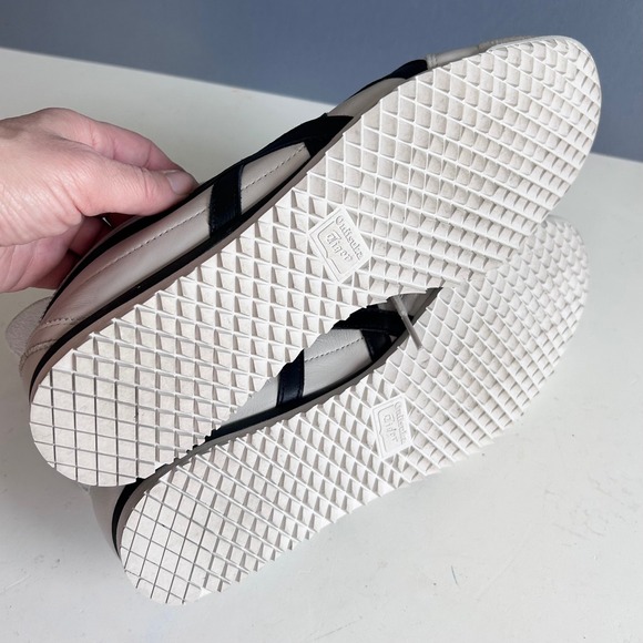 Onitsuka Tiger Mexico 66 Sneakers men's size 10 White Black Leather Low Top NEW - Picture 12 of 13